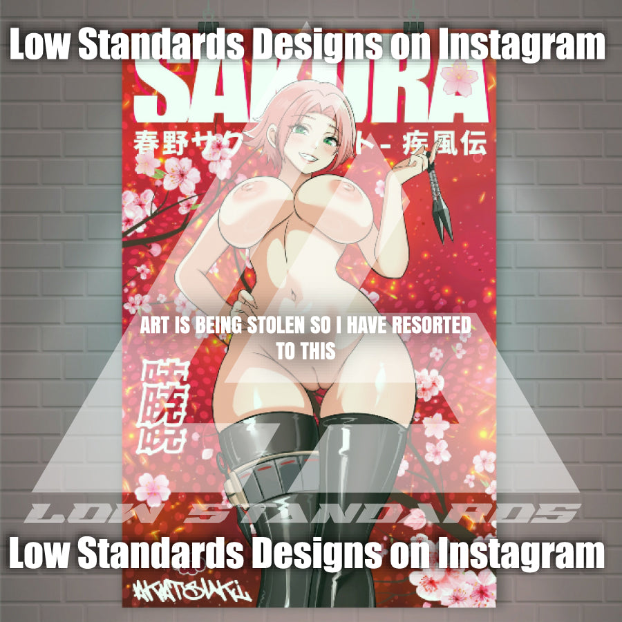 Seductive Sakura <3 Poster / Wall Banner