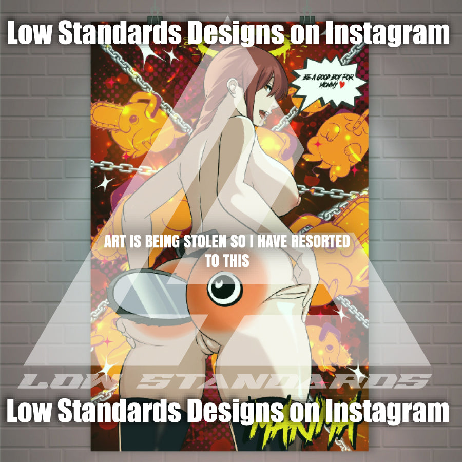 Ponchita Ass Makima Poster / Wall Banner