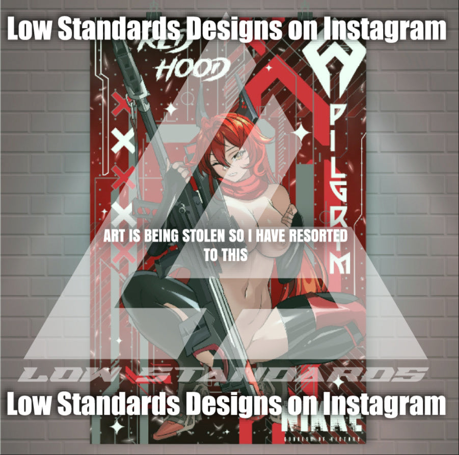 Nikke Red Hood Poster / Wall Banner