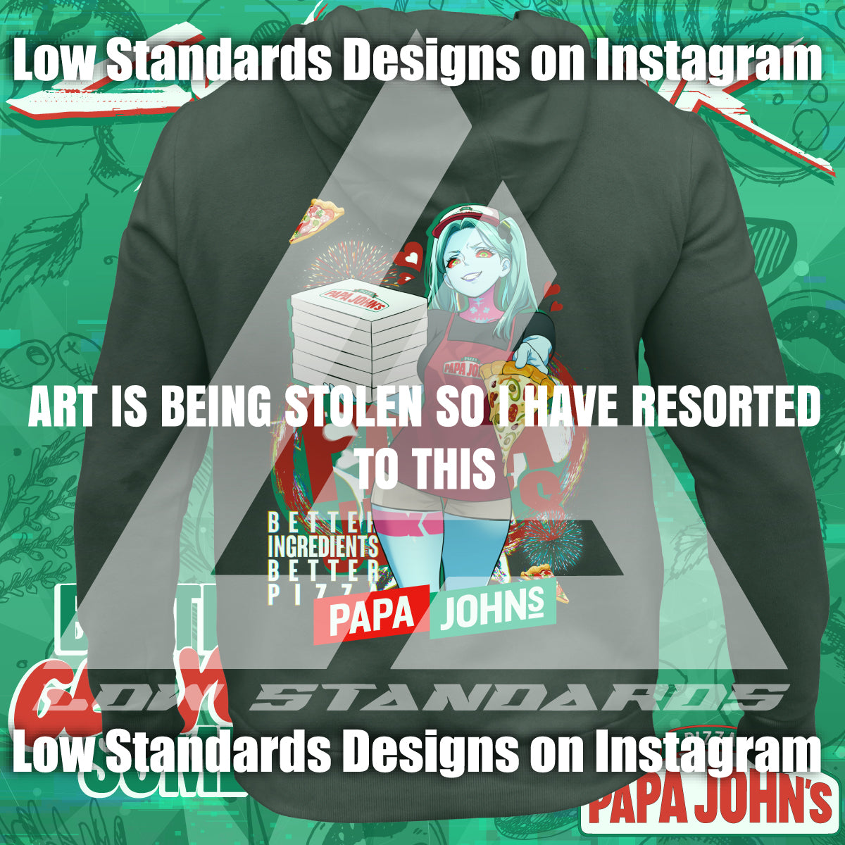 Papa John's Delivery Girl Rebecca Shirt & Hoodie
