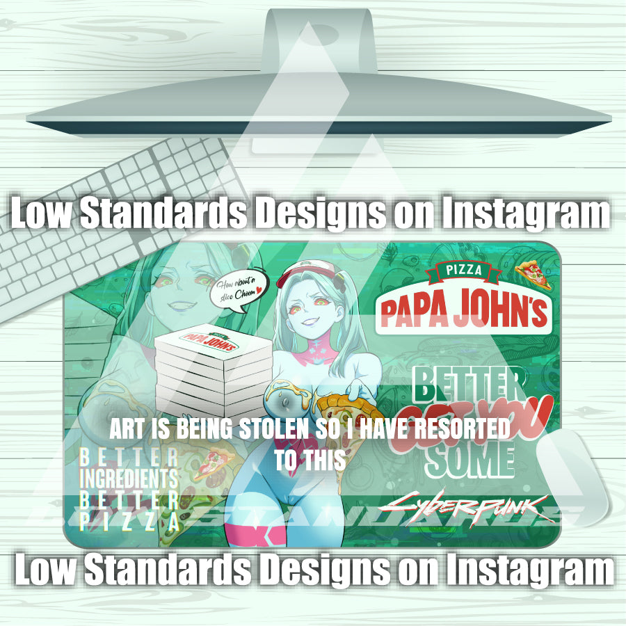 Papa John's Delivery Girl Rebecca Mousepad