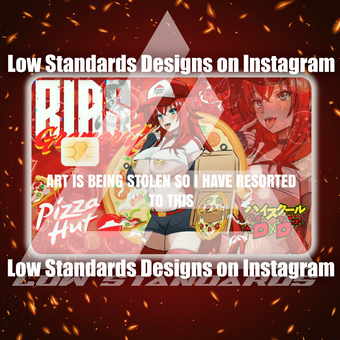 Pizza Hut Rias Credit Card Skin