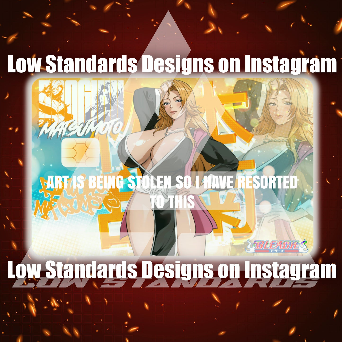 Rangiku Matsumoto Credit Card Skin