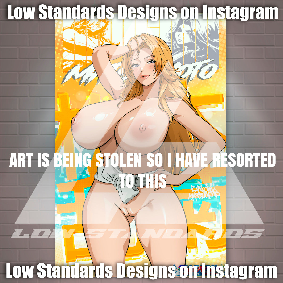 Seductive Rangiku Matsumoto Poster / Wall Banner