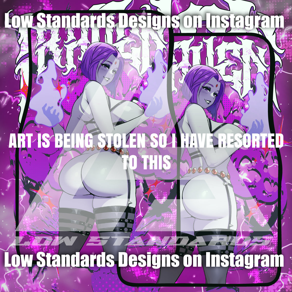 Seductive Raven Ass Car Mats