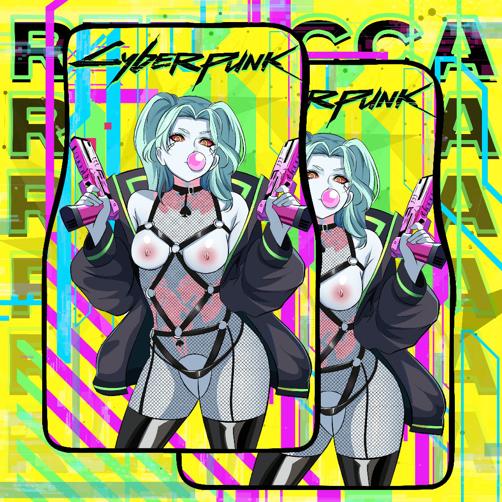 Cyberpunk Rebecca Car Mats V1