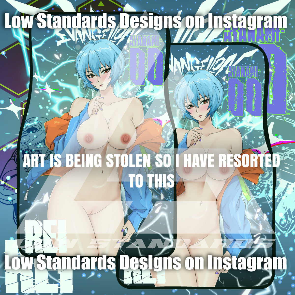 Rei Ayanami <3 Car Mats
