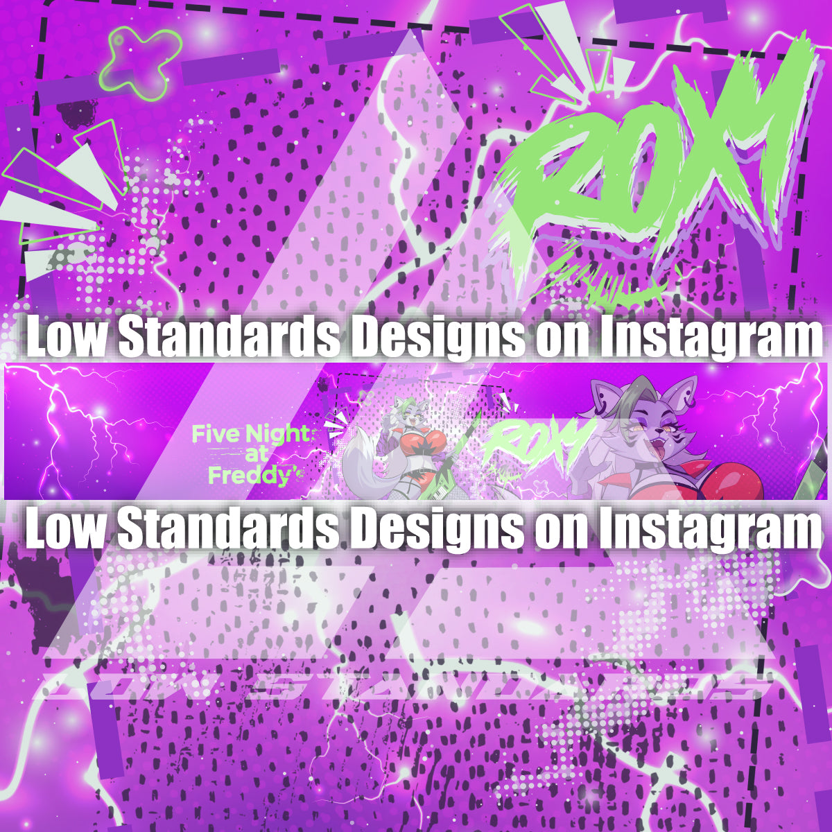 Seductive Roxy FNAF <3 Windshield Banner