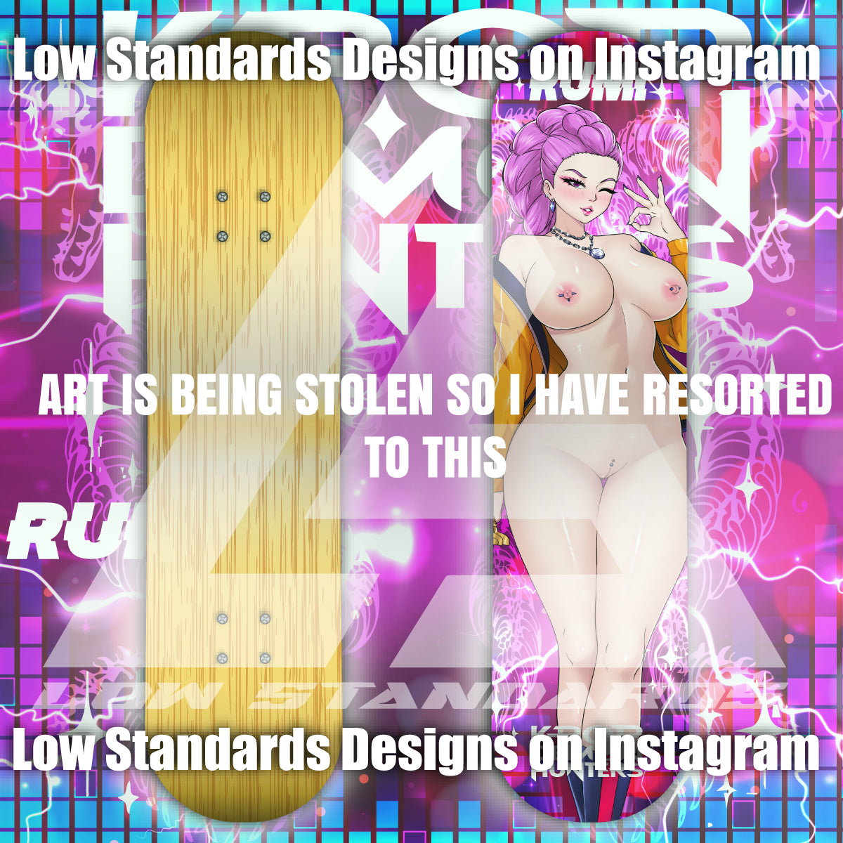 Rumi <3 Skate Deck