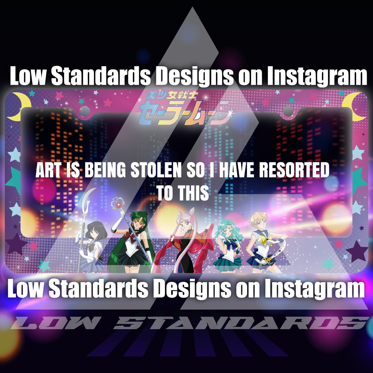 Outer Guardians License Plate Frame