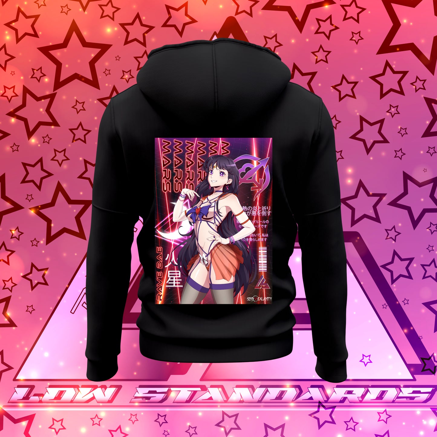 Rave Bae Sailor Mars Apparel