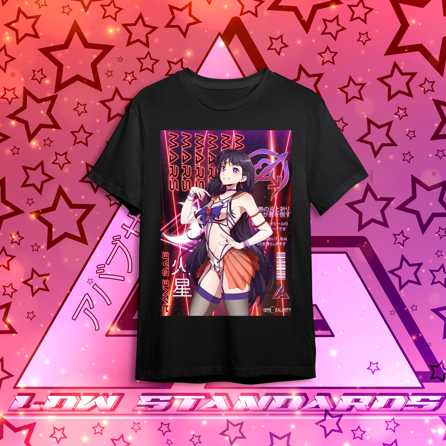 Rave Bae Sailor Mars Apparel