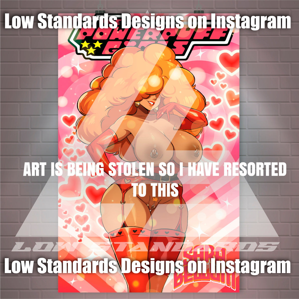 Seductive Sara Bellum <3 Poster / Wall Banner