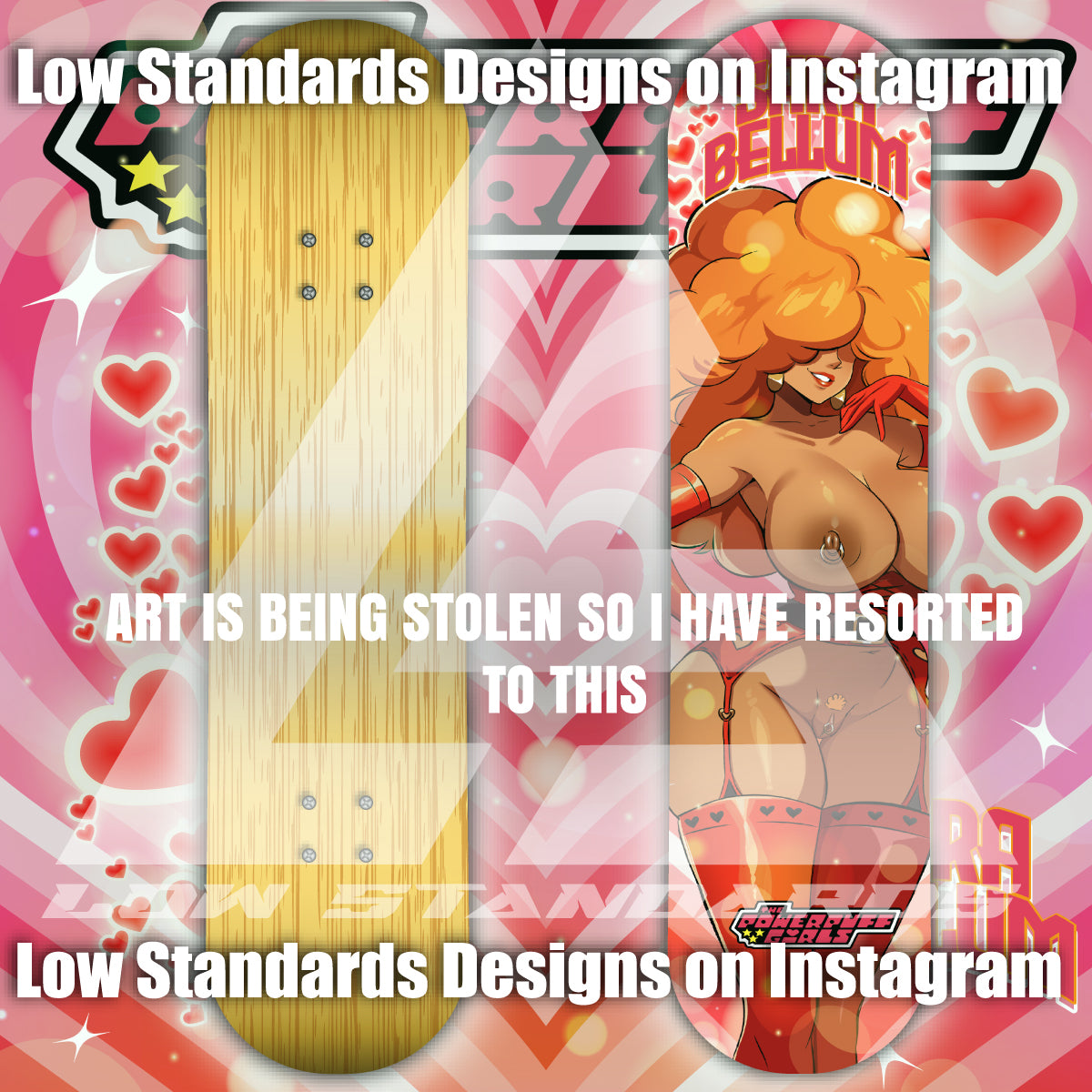 Seductive Sara Bellum <3 Skate Deck