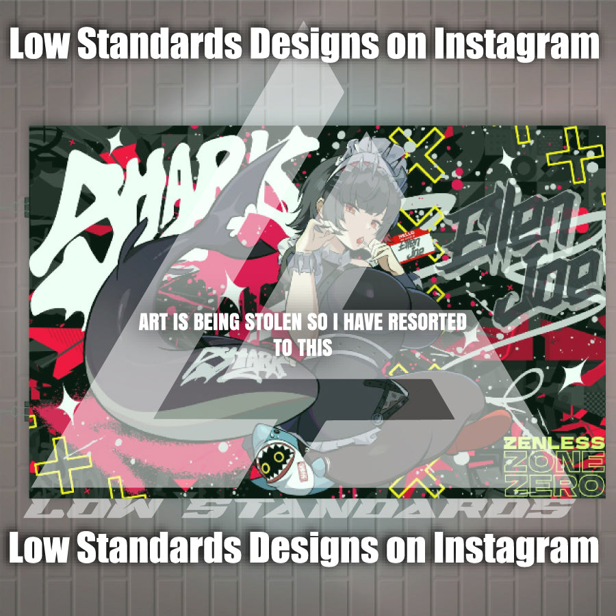 Seductive Shark Girl Ellen Joe<3 Poster / Wall Banner