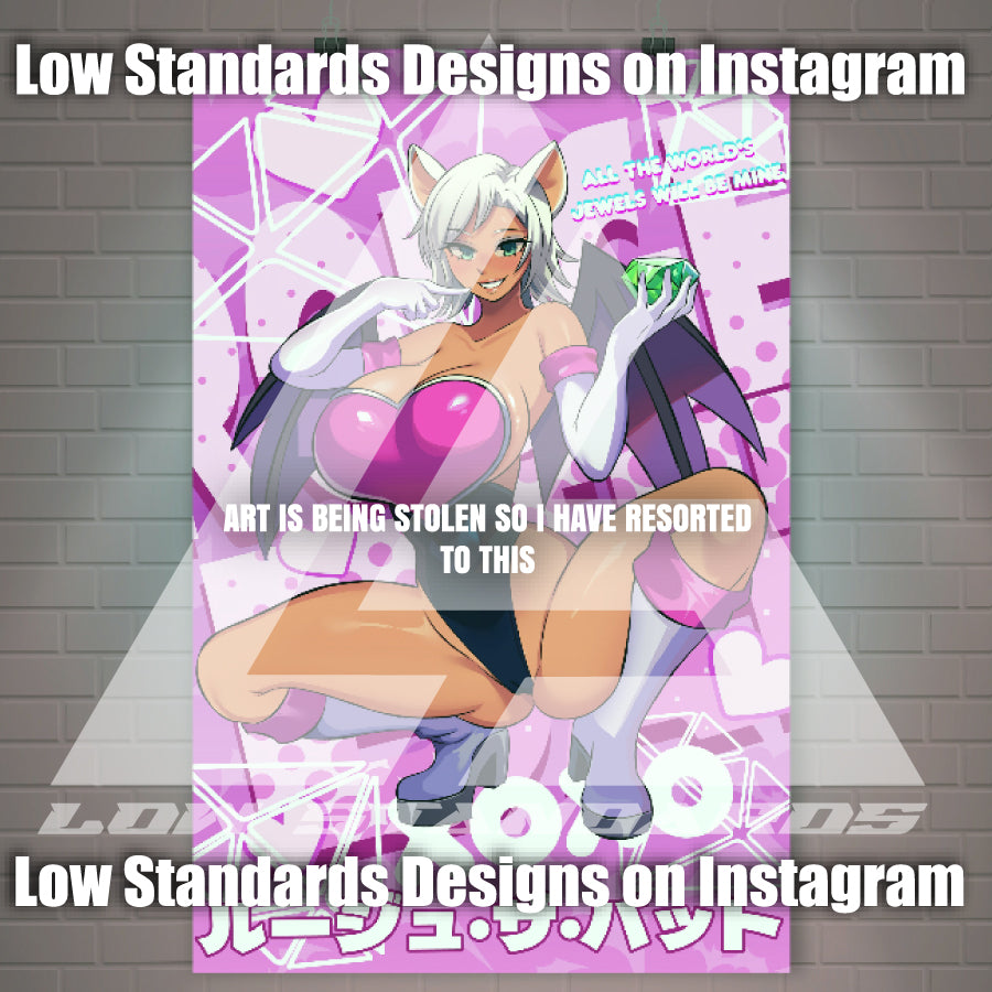 Rouge the Bat <3 Poster / Wall Banner