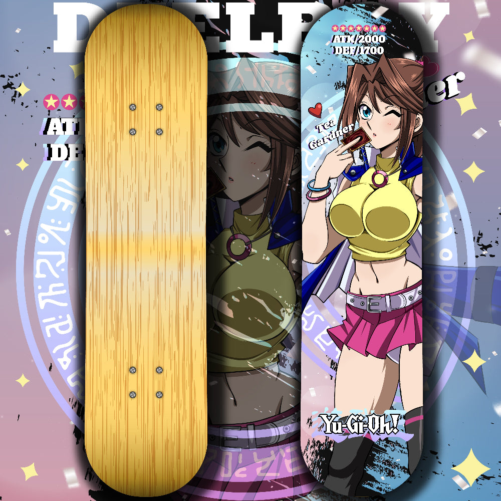 YuGiOh! Tea Gardner Skate Deck Low Standards Designs