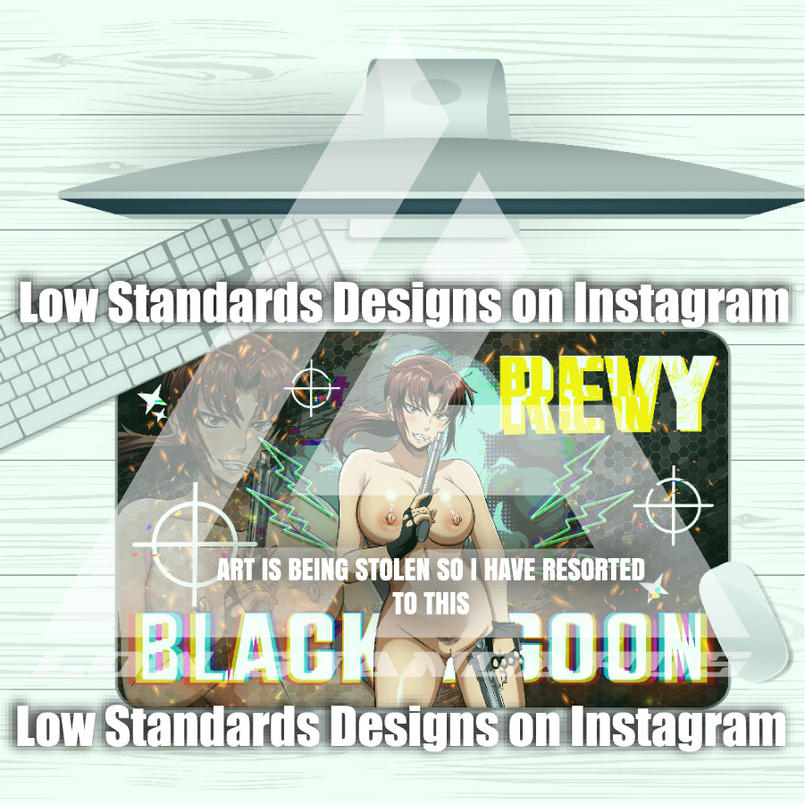 Black Lagoon Revy Mousepad