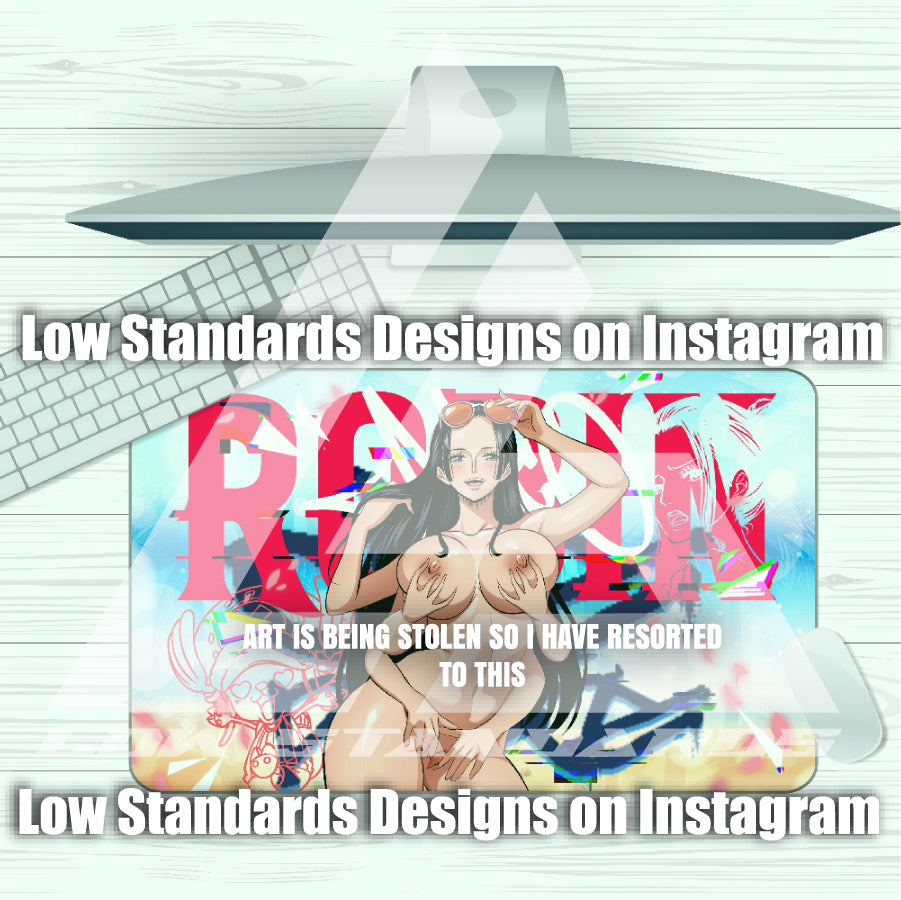 Beach Babe Nico Robin Mousepad