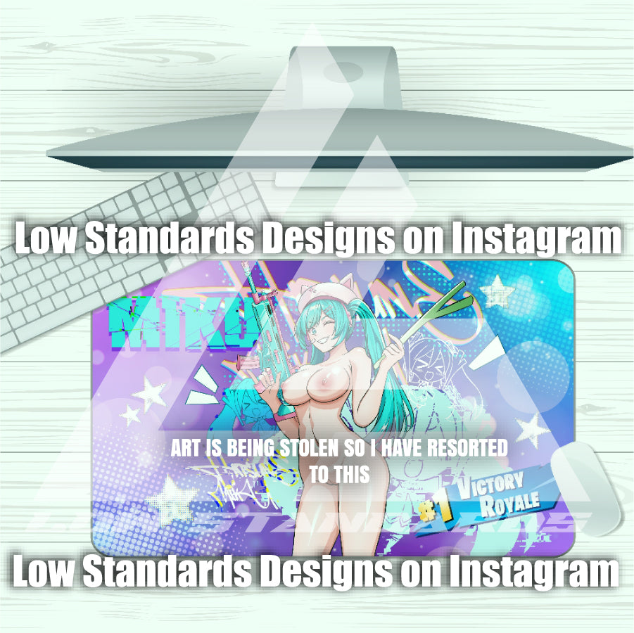 Fortnite Hatsune Miku <3 Mousepad