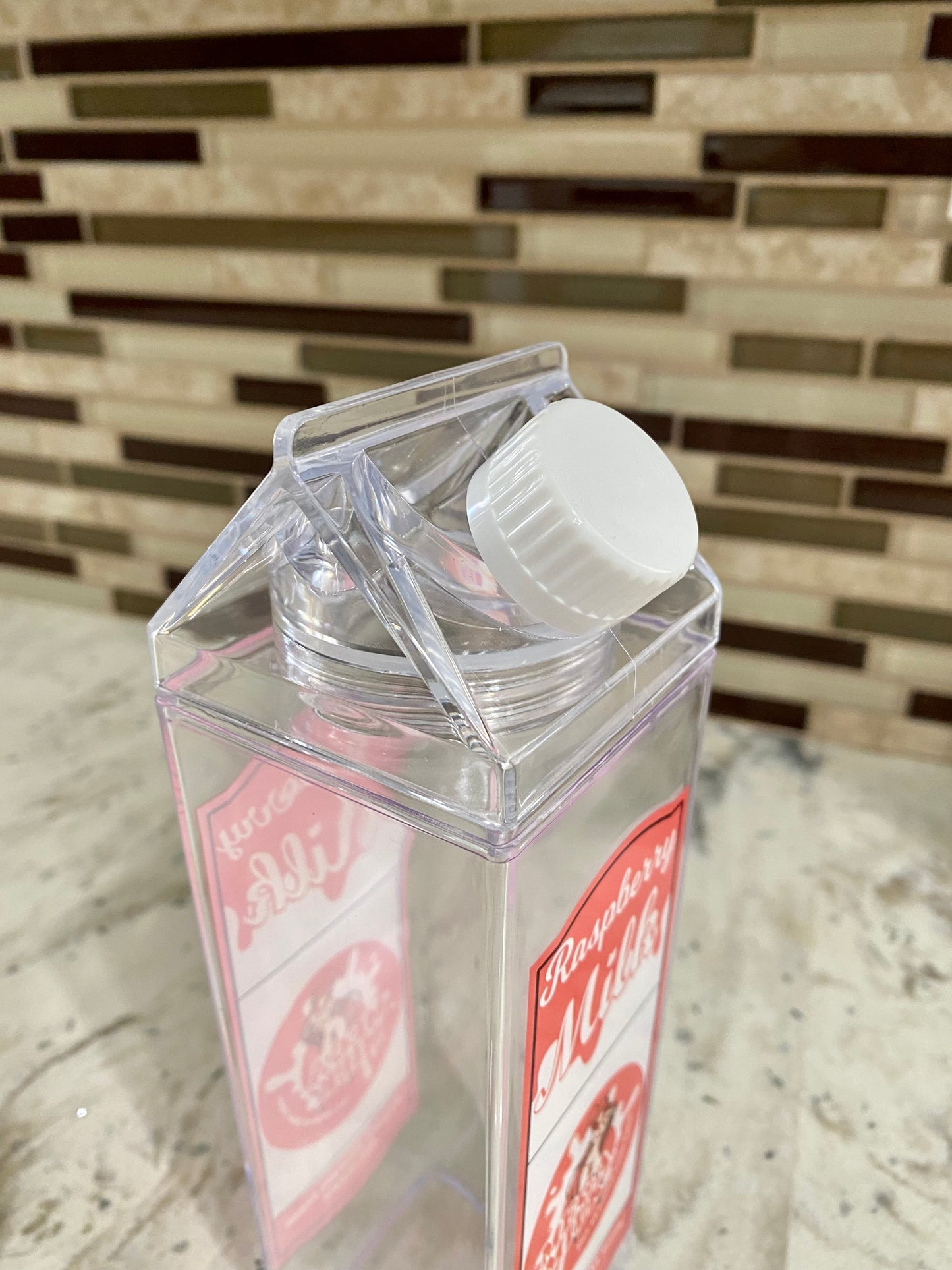 Rias Milk Carton Water Bottle