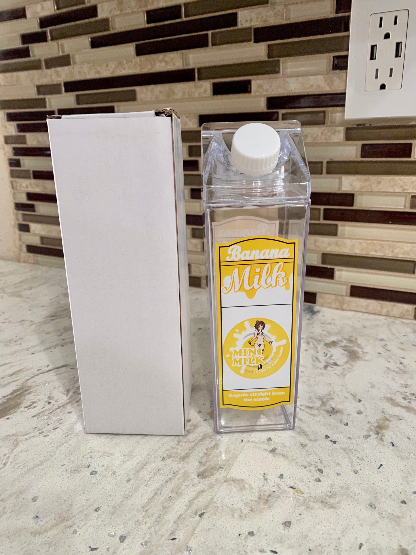 Megumin Milk Carton Water Bottle