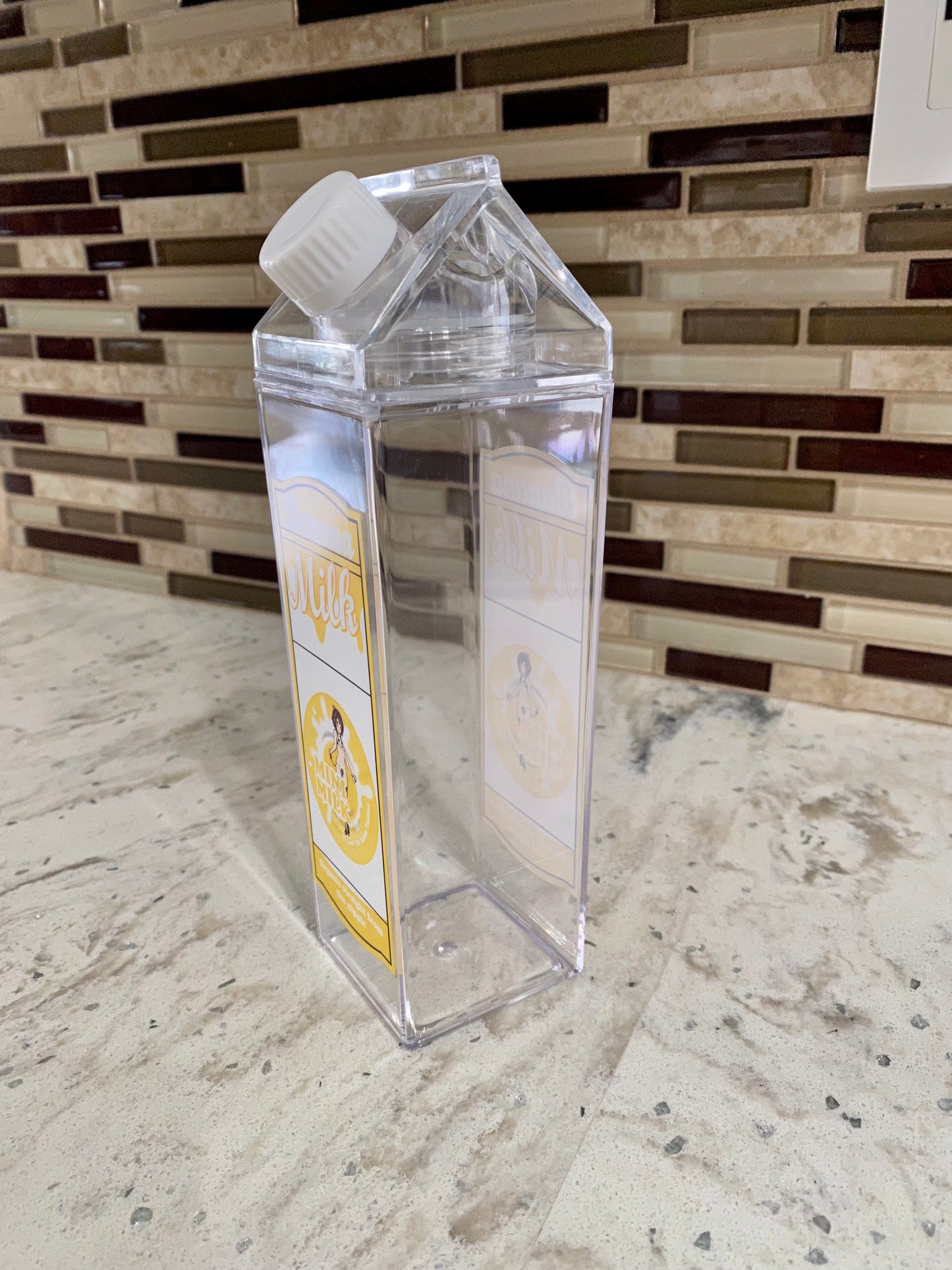 Megumin Milk Carton Water Bottle
