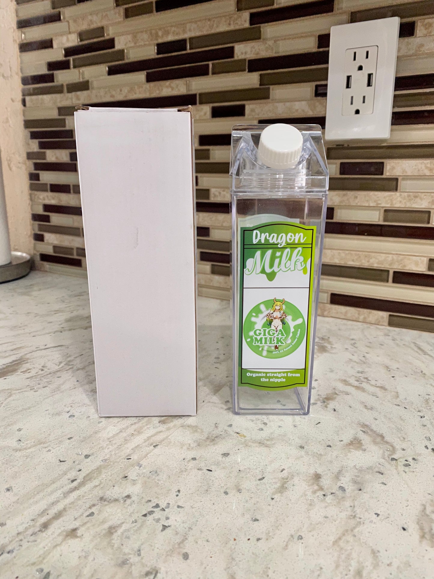 Locoa Milk Carton Water Bottle