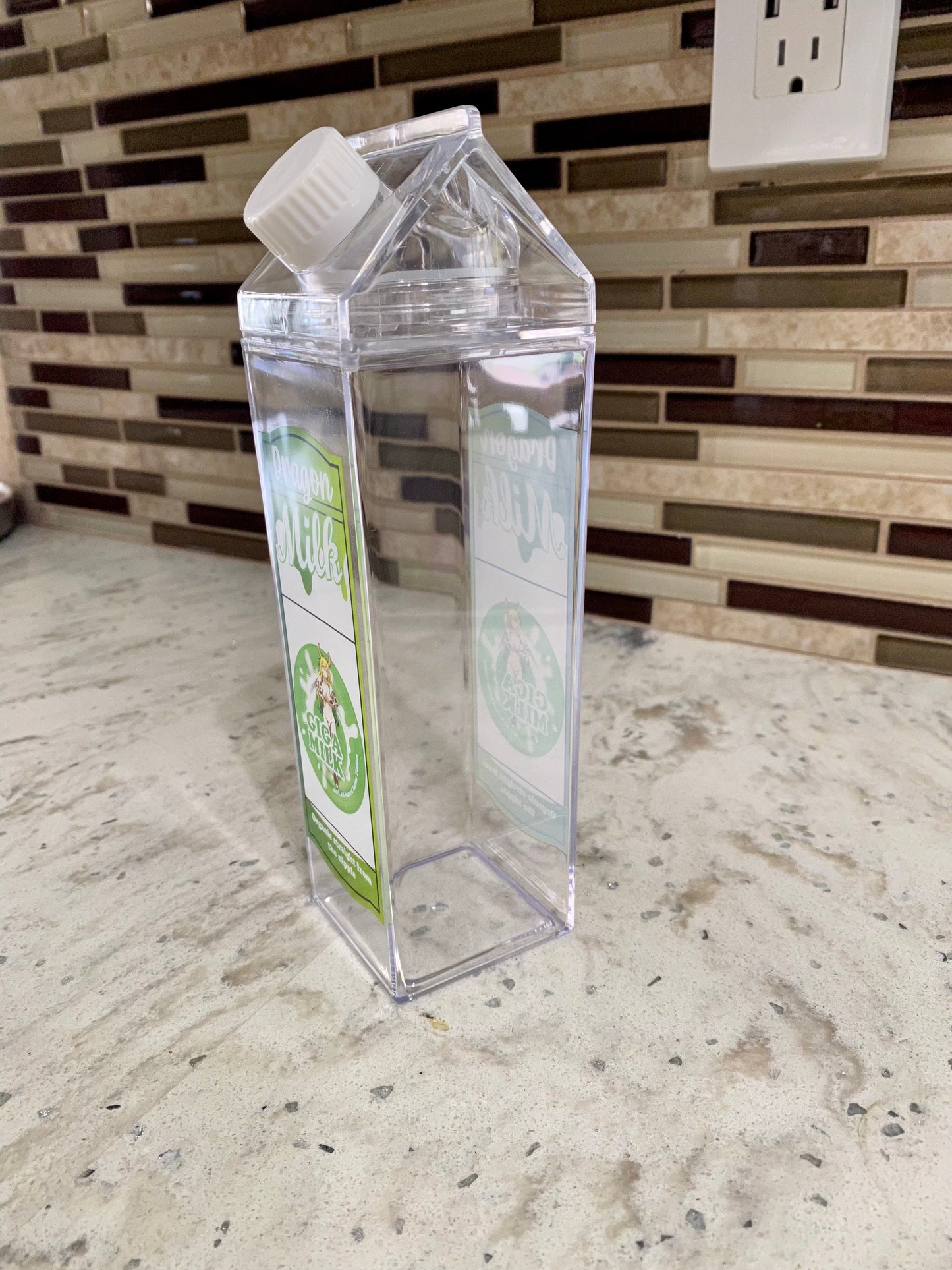 Locoa Milk Carton Water Bottle