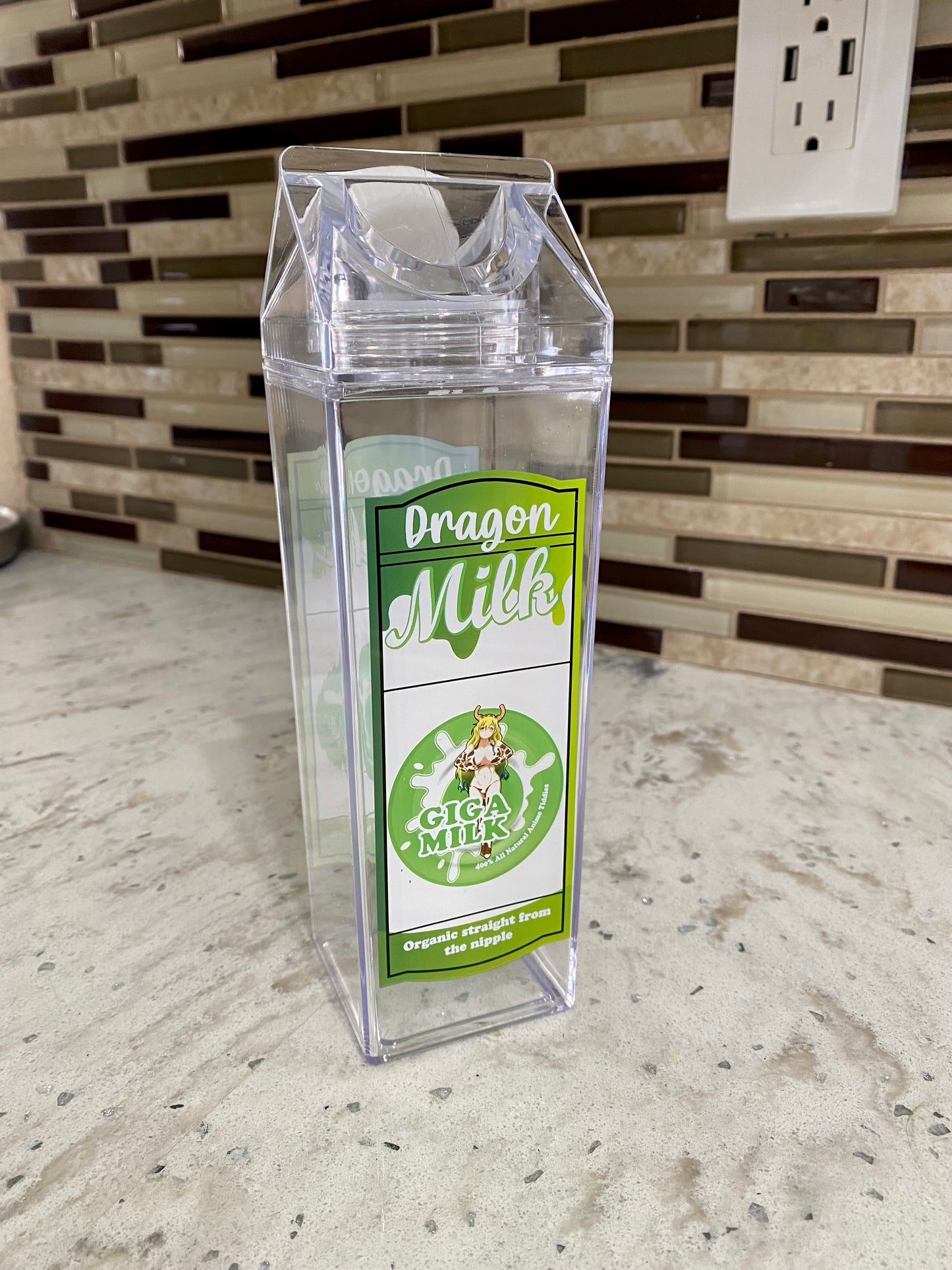 Locoa Milk Carton Water Bottle