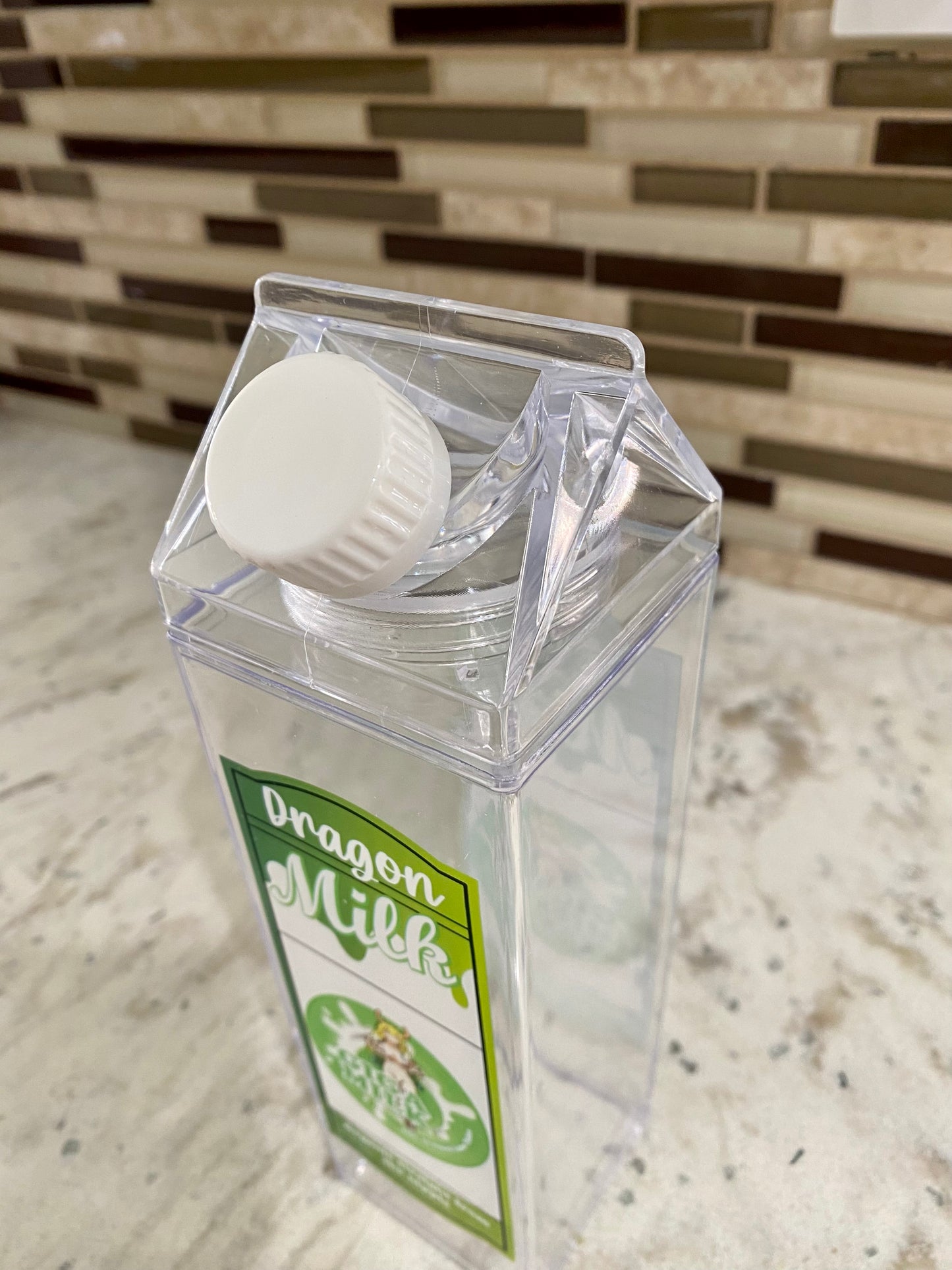 Locoa Milk Carton Water Bottle