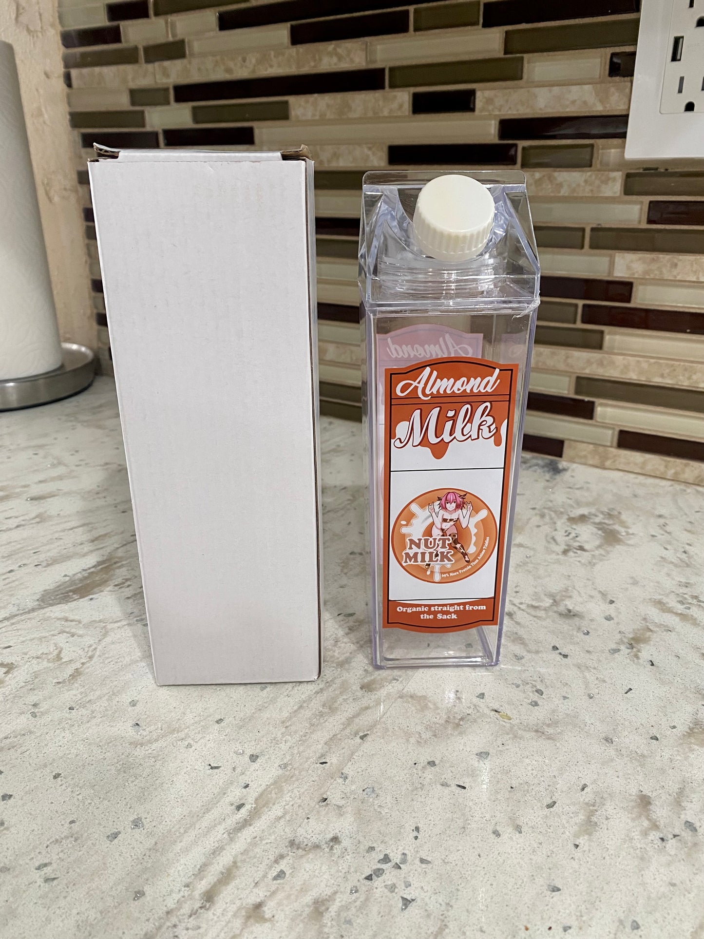 Astolfo Milk Carton Water Bottle