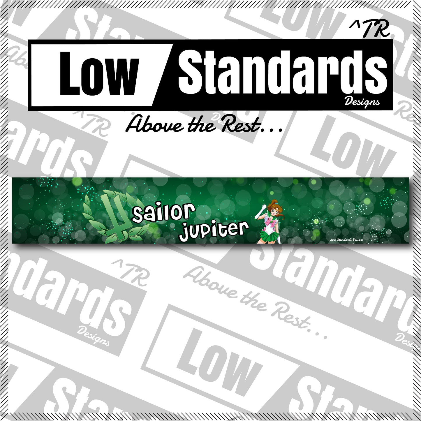 Sailor Jupiter Windshield Banner