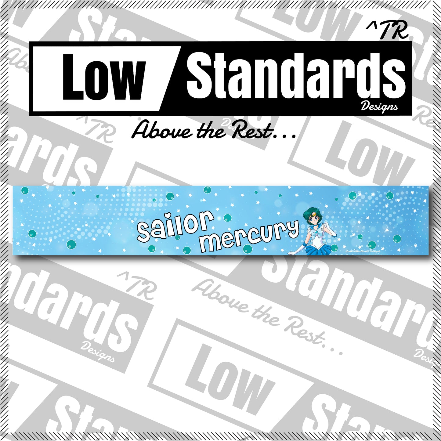 Sailor Mercury Windshield Banner