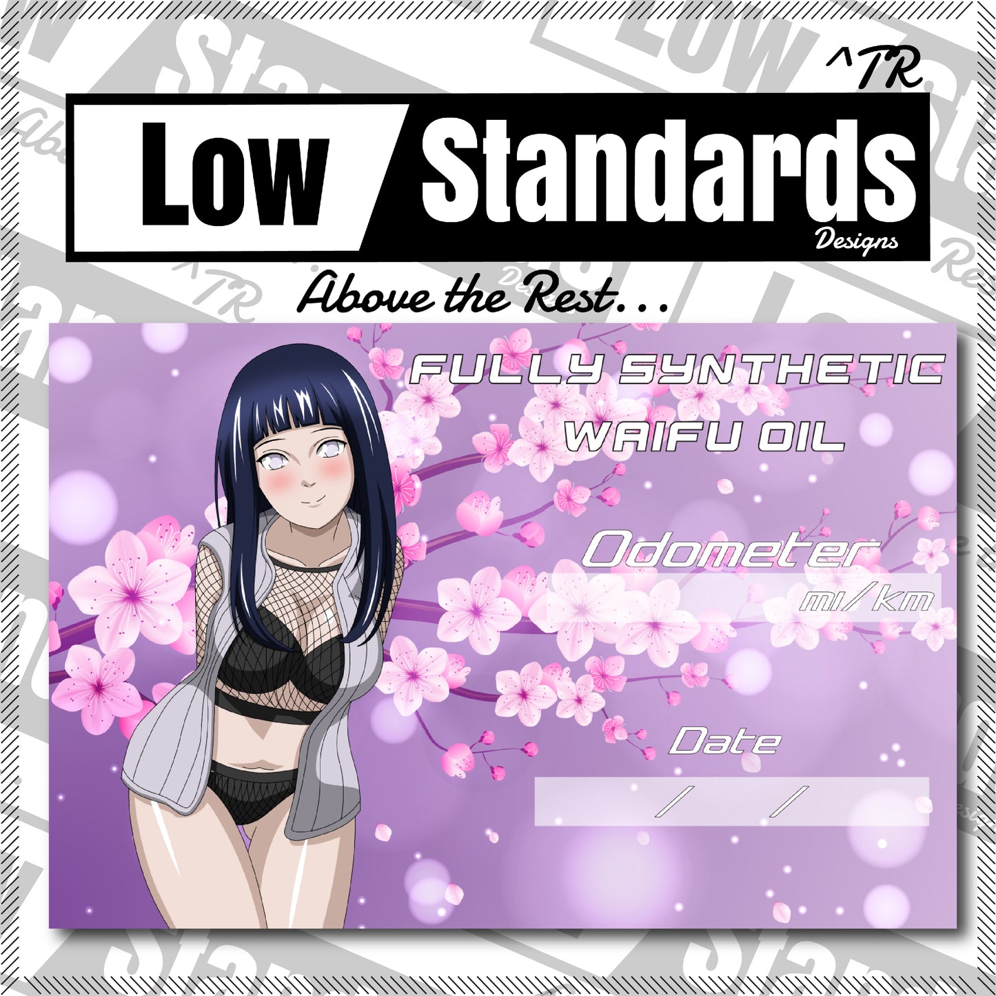 Hinata Oil Change Stickers