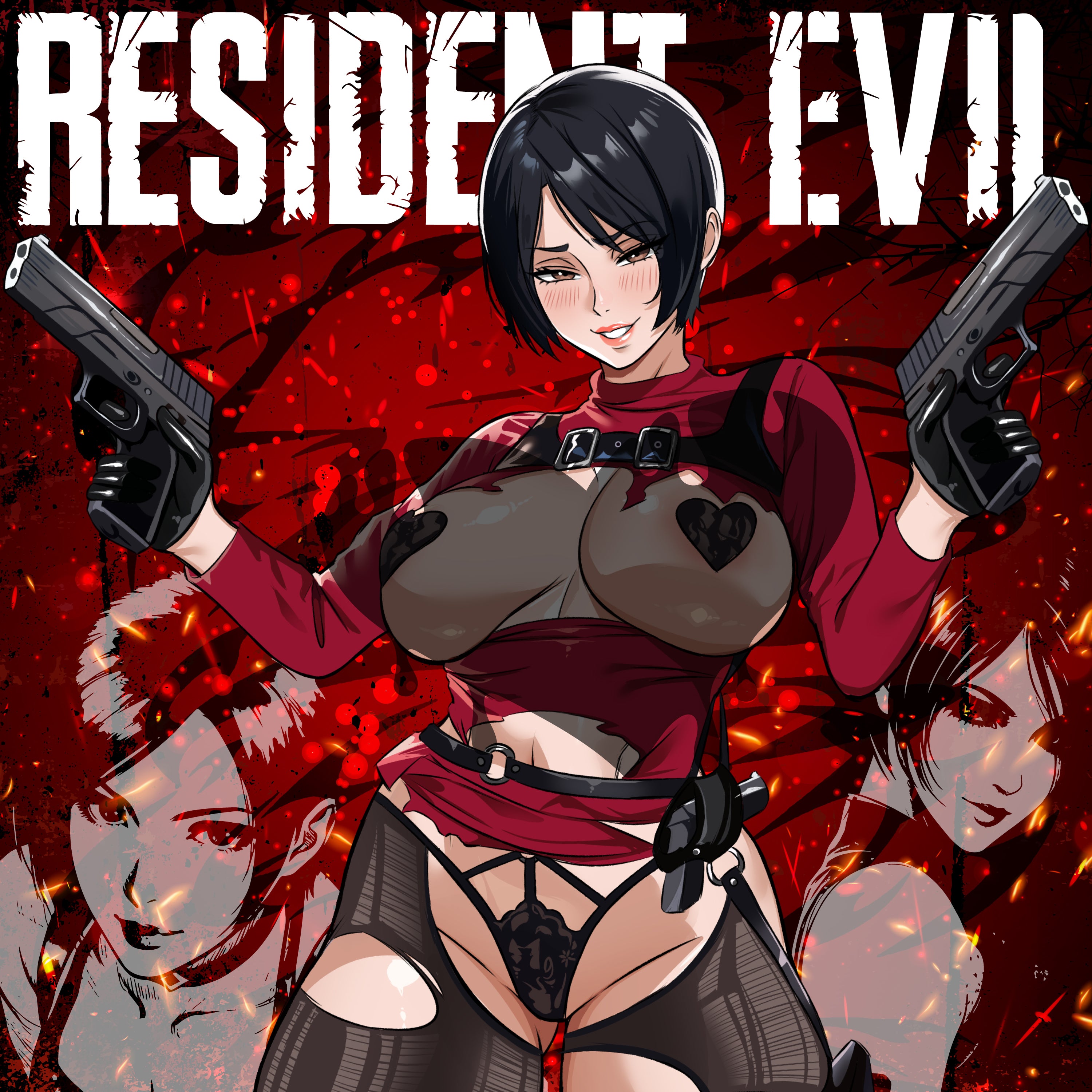 Anime Waifu Ada Wong Decal