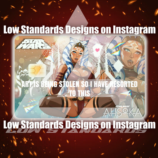 Ahegao Ahsoka Credit Card Skin