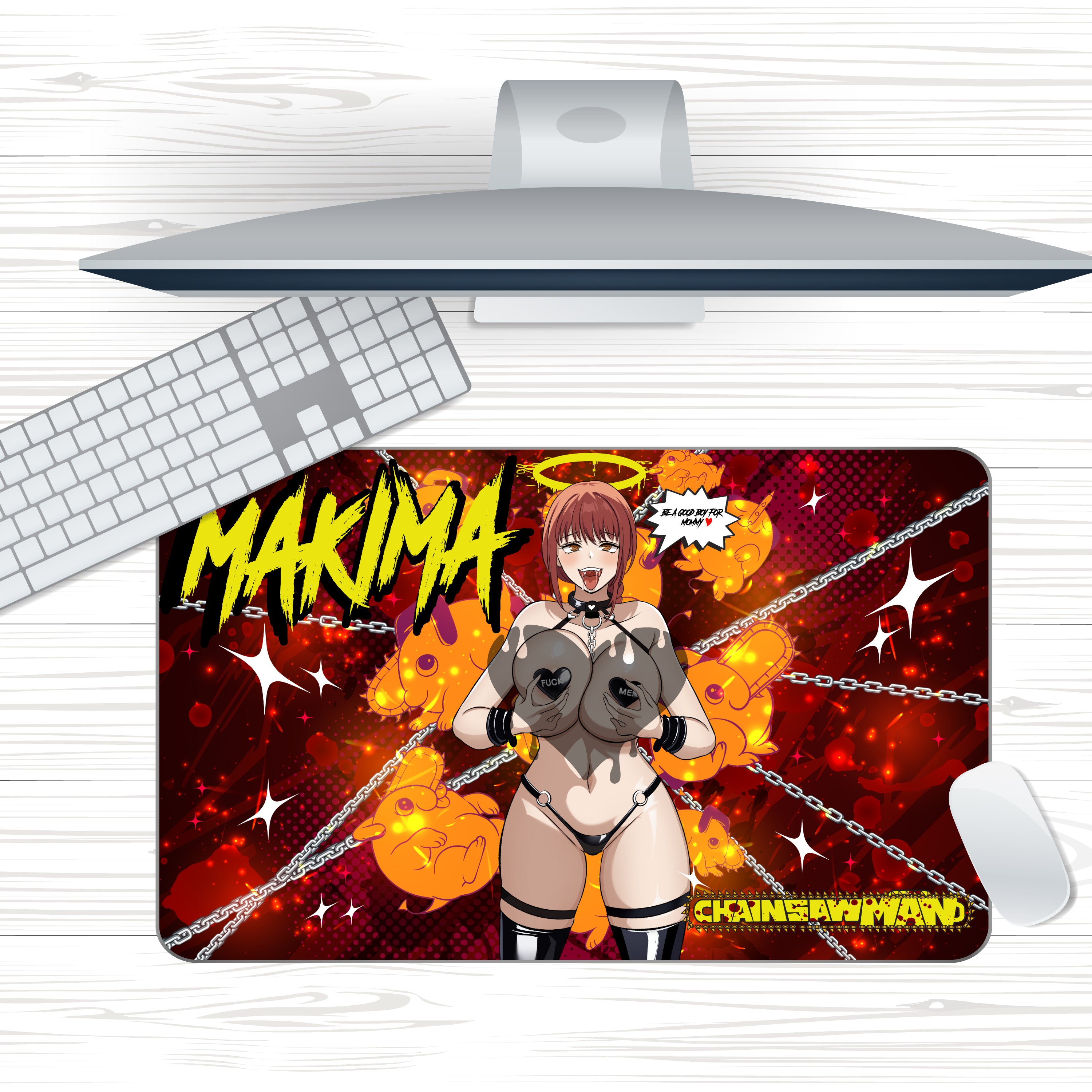 Anime Waifu Makima Mousepad
