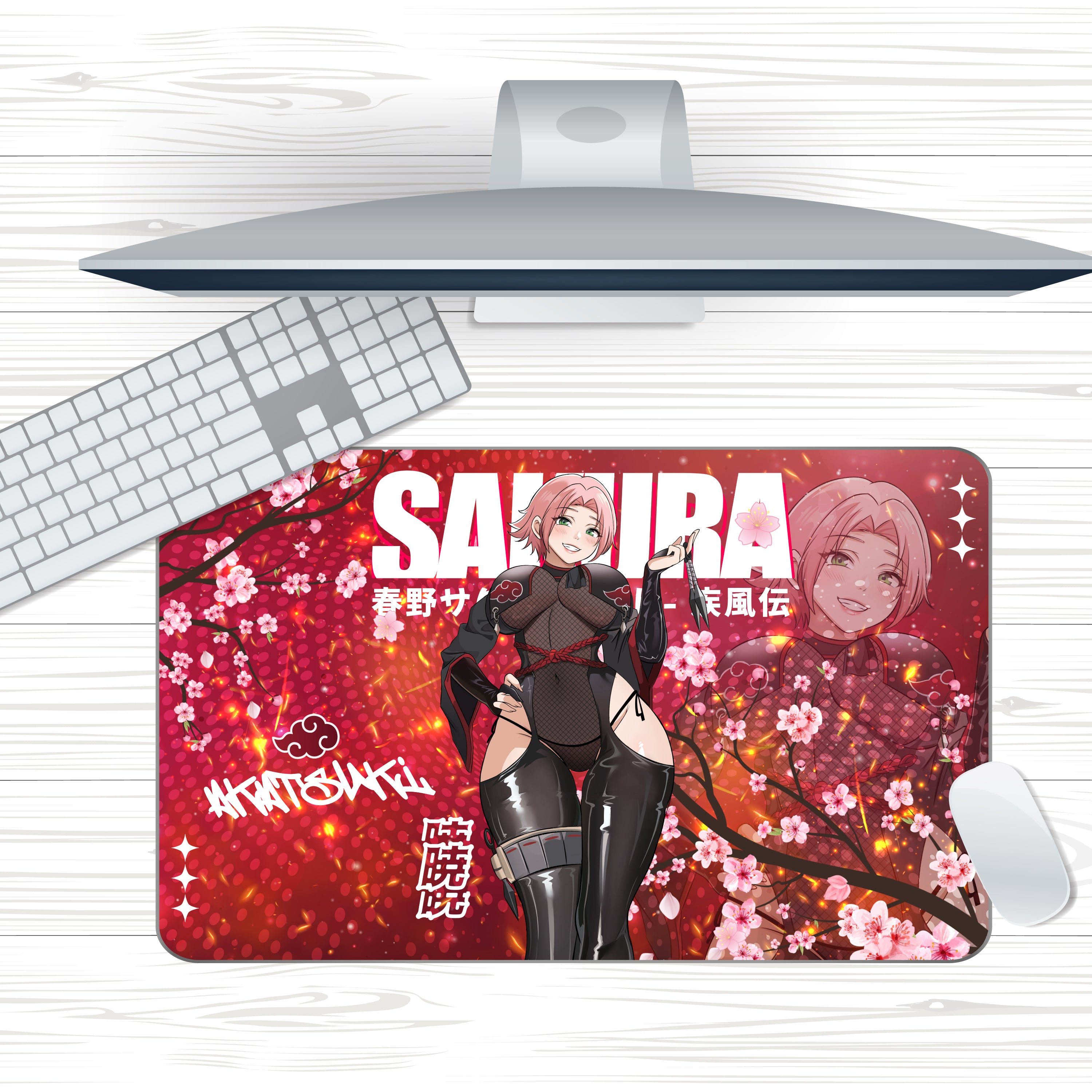 Anime Waifu Sakura Mousepad