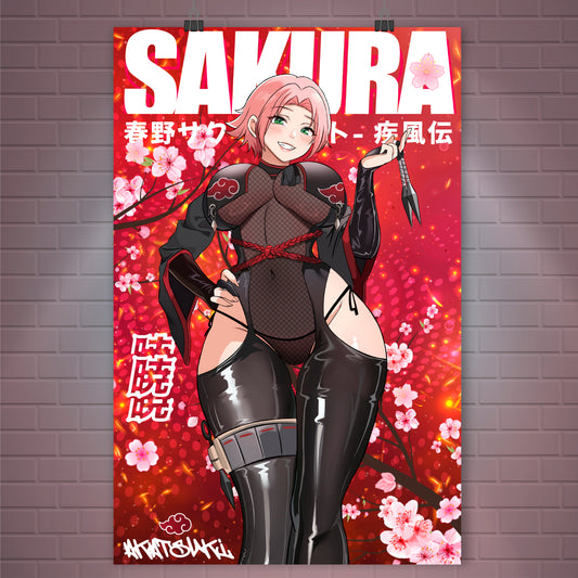 Akatsuki Sakura <3 Poster / Wall Banner