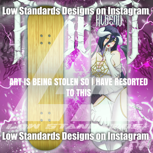 Seductive Albedo <3 Skate Deck