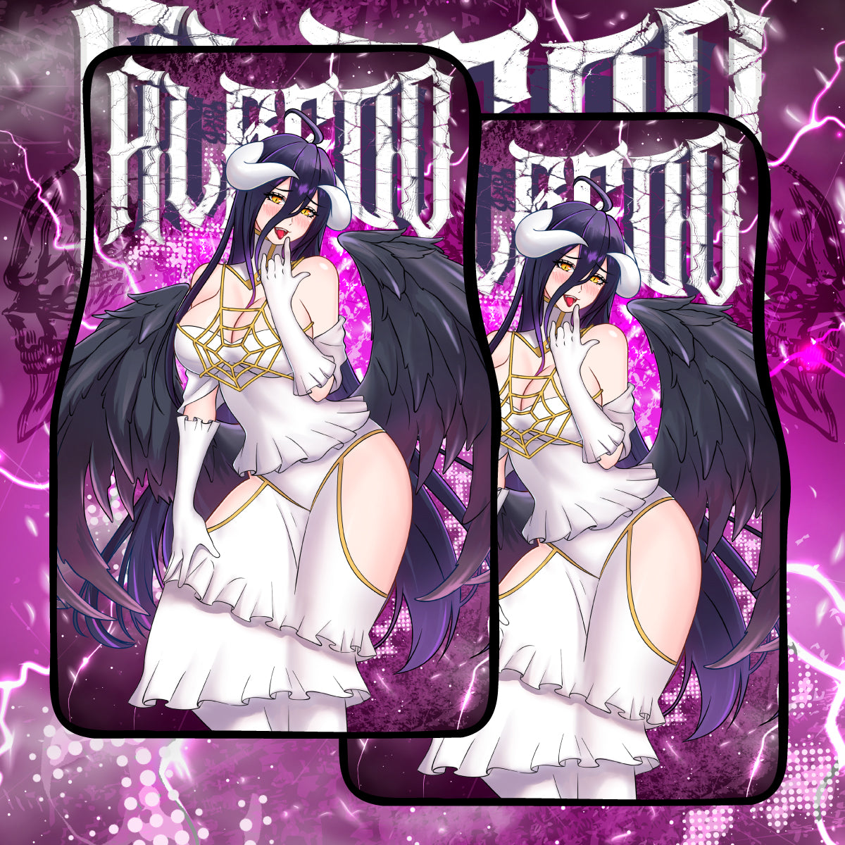 Anime Waifu Car Mats Albedo