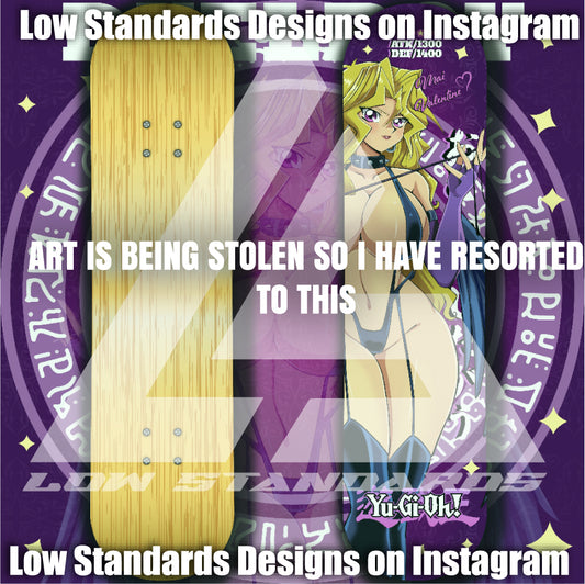 Yu-Gi-Oh! Mai Valentine Skate Deck