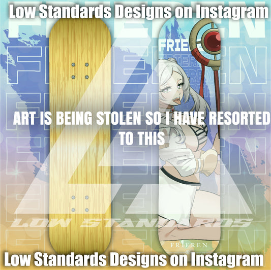 Sexy Mage Frieren Skate Deck