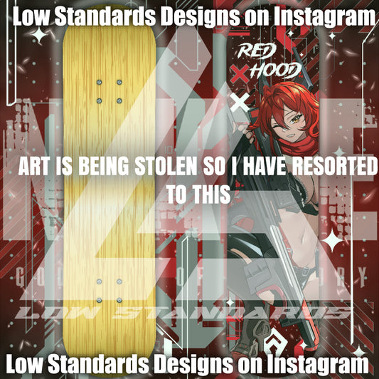 Nikke Red Hood Skate Deck