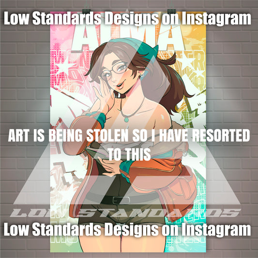 Alma <3 MHW Poster / Wall Banner