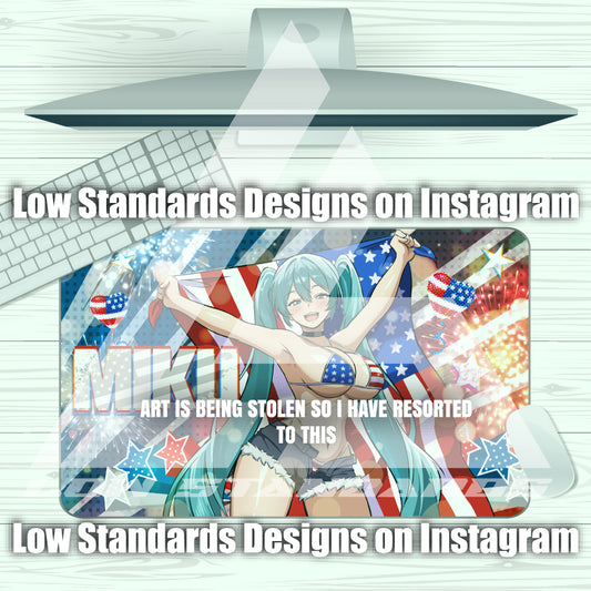 American Miku <3 Mousepad
