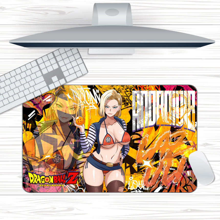 Anime Waifu Android 18 Mousepad