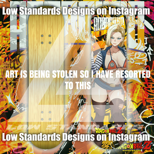 Android 18 Skate Deck