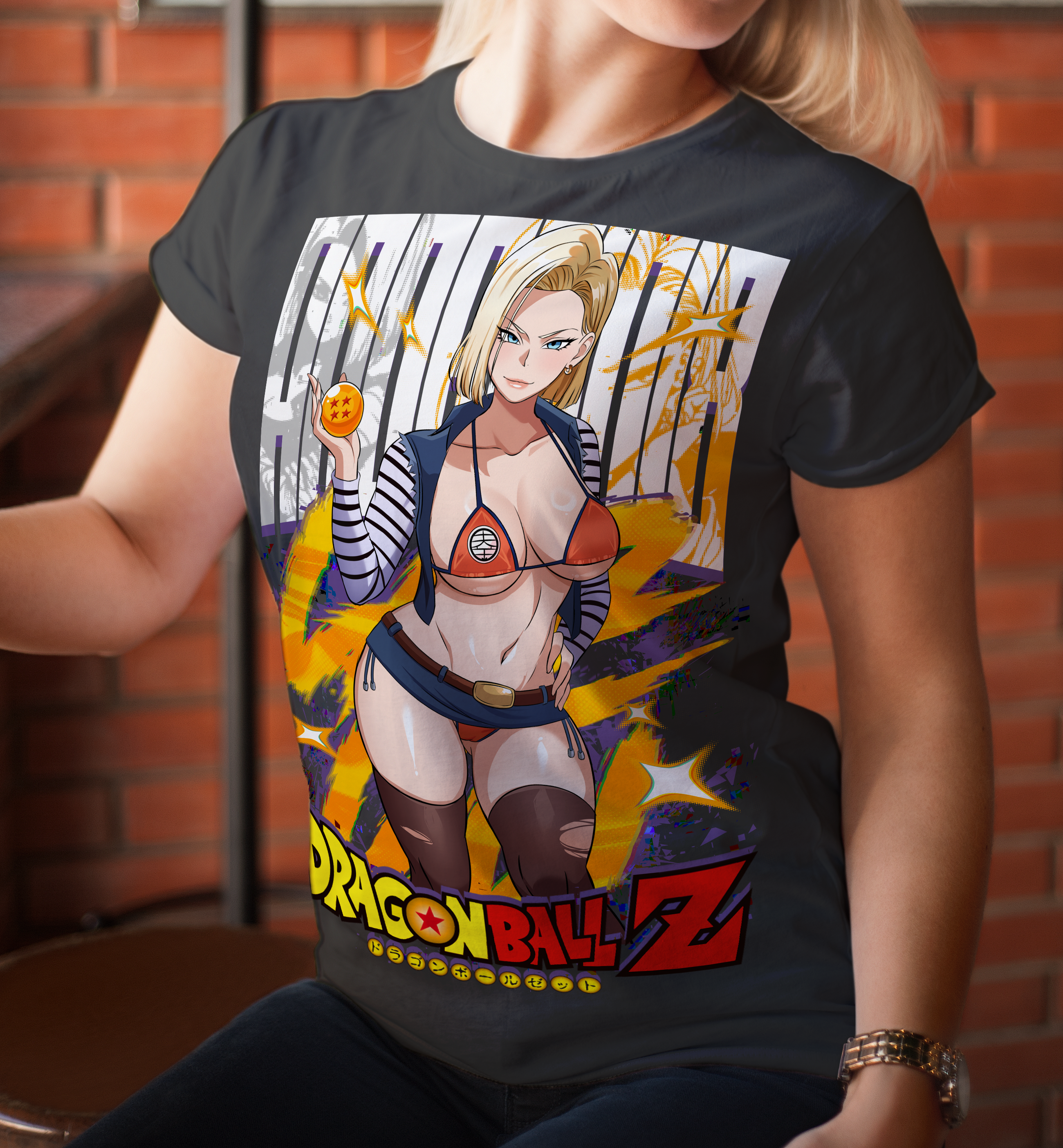 Screen Printed Apparel Android 18